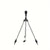 Stainless Steel Tripod Sprinkler: Adjustable Height & 360° Coverage.