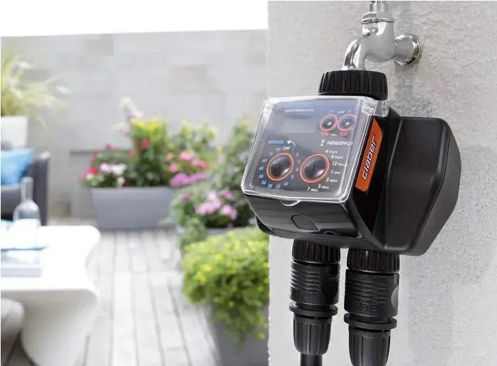 Claber Dual Select Timer 8488 with Dual Zone and Rain Sensor