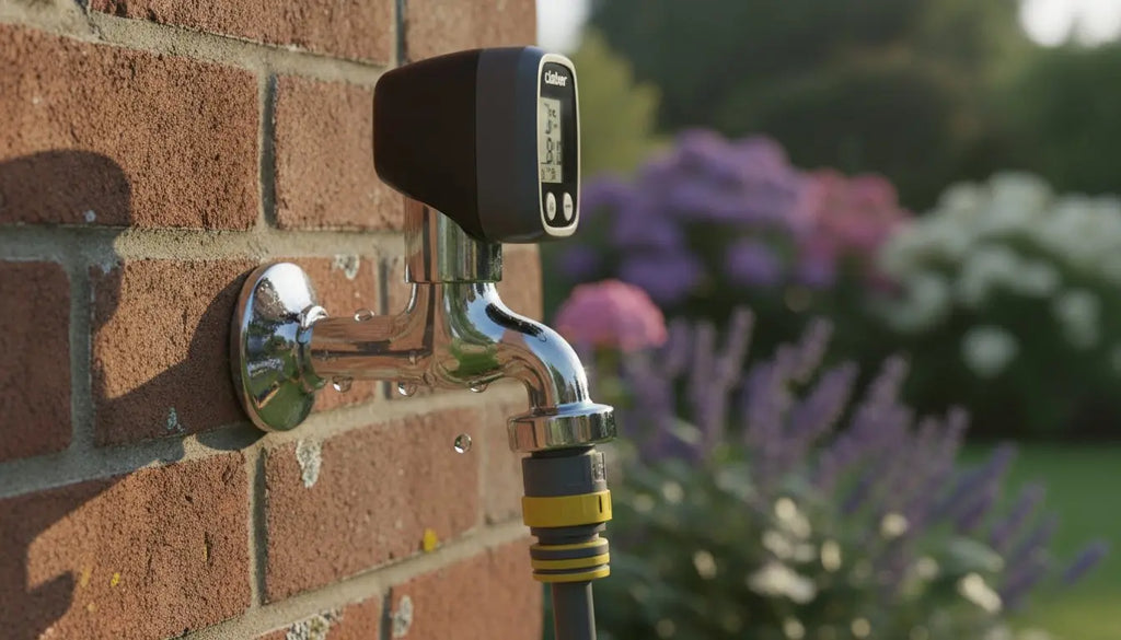 Claber 9625 3/4" Dual Outlet Lever Tap