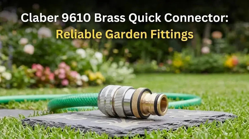 Claber 9610 Brass Quick Connector: Reliable Garden Fittings Garden Watering