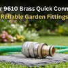 Claber 9610 Brass Quick Connector: Reliable Garden Fittings Garden Watering
