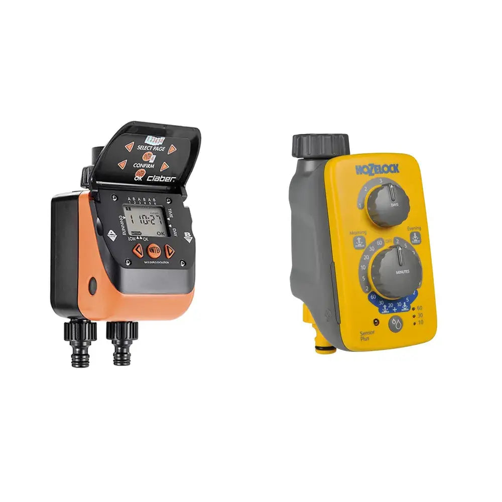 Claber Duplo and Hozelock Timer Comparison