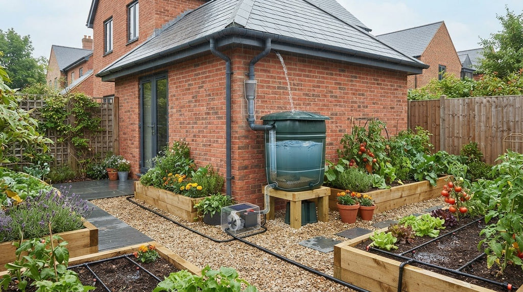 How to Use Rainwater Harvesting with a Drip System
