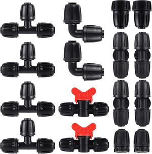 Anti-Leak Irrigation Connector Set: Secure Connections & Complete Kit.