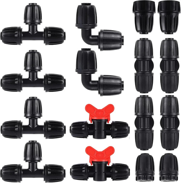 Anti-Leak Irrigation Connector Set: Secure Connections & Complete Kit.