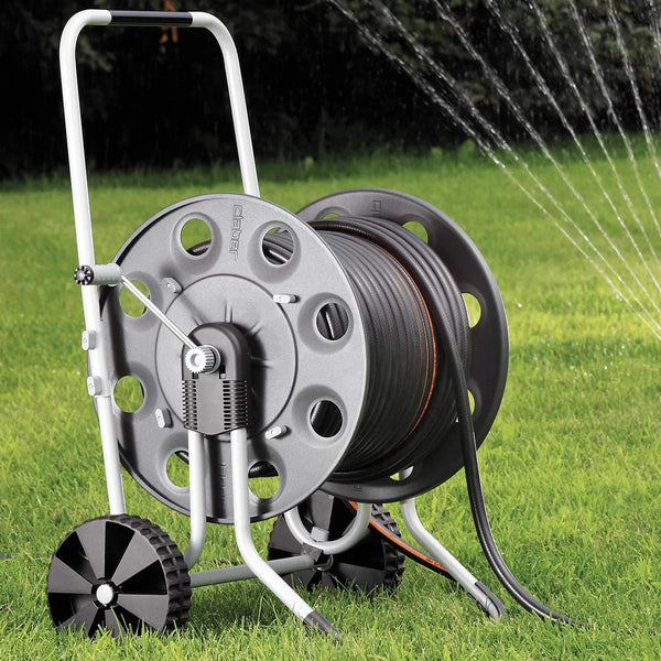 Claber Gemini 8894 Hose reel on grass area