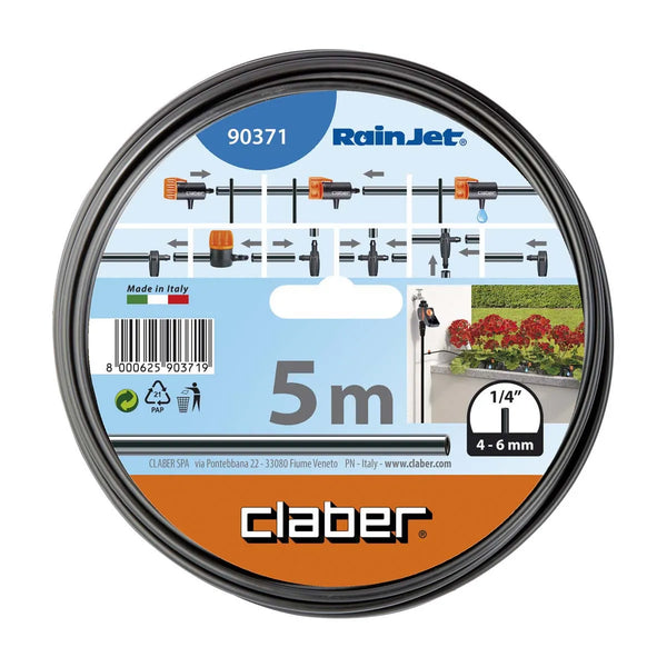 Claber 5m Micro Irrigation Supply Tube : 4mm - 90371
