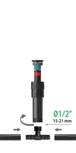 Claber Threaded 3 Way Adapter Tee - 91072