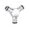 Claber Y-shaped plumbing fitting on a white background