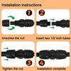 Anti-Leak Irrigation Connector Set: Secure Connections & Complete Kit