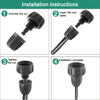 Pro Anti-Leak Tap/Timer Connector: Secure Irrigation