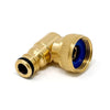 Professional Click Style Brass Swivel Elbow Tap Connector- behind image
