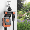 Claber garden irrigation tap manifold 2 way shut off valves tap adapter- action 
