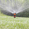 Claber lawn pop up sprinkler in action 
