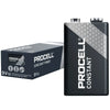 Procell 9V battery and its packaging on a white background