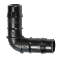 13mm Double Barbed Elbow (25 Pack): Secure Irrigation Hose