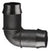 13mm Irrigation Elbow Connector (2 Pack): Secure 90° Turns