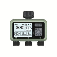 3-Zone Irrigation Timer: Programmable Watering for Garden & Lawn