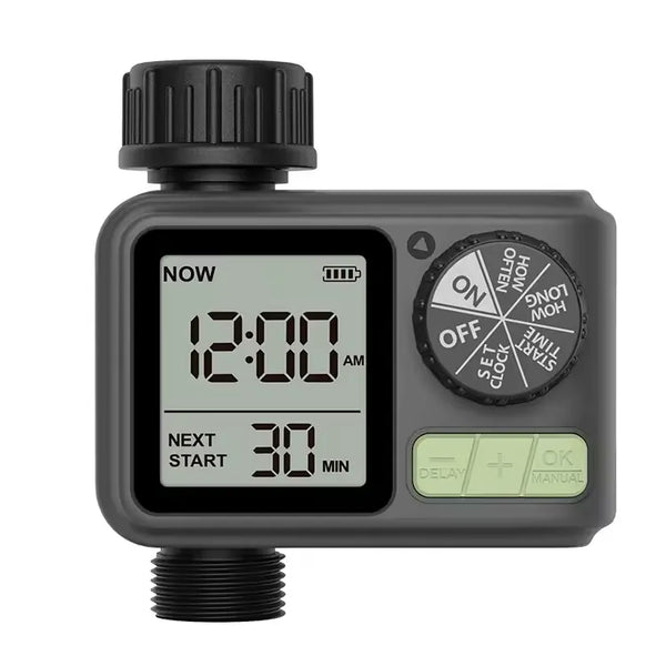 Automatic Garden Hose Timer – Single-Outlet, Large Display